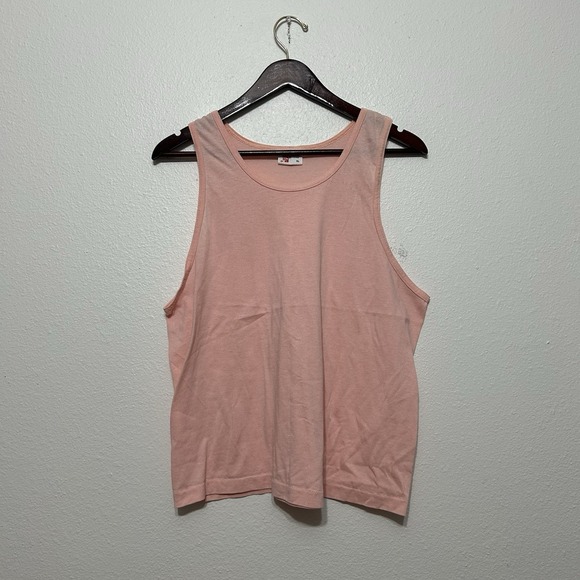 Sunbelt Tops - Sunbelt Sportswear‎ Pink Tank Top Womens Size XL Vintage 90s Made in USA